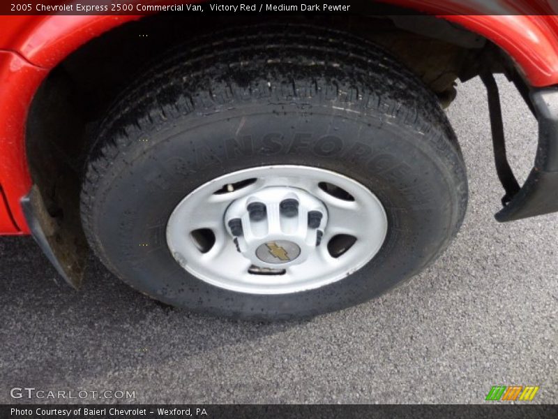 Victory Red / Medium Dark Pewter 2005 Chevrolet Express 2500 Commercial Van