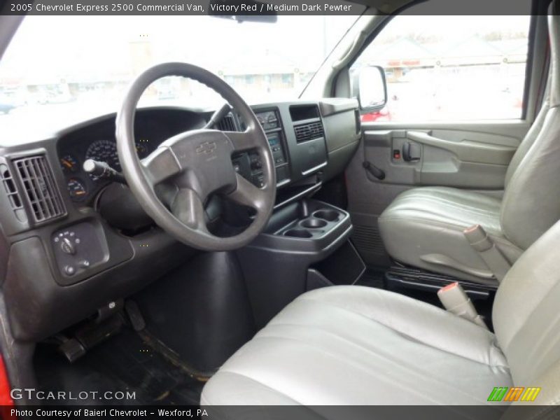 Victory Red / Medium Dark Pewter 2005 Chevrolet Express 2500 Commercial Van