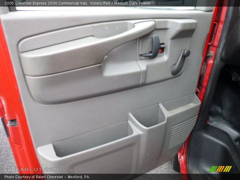 Victory Red / Medium Dark Pewter 2005 Chevrolet Express 2500 Commercial Van