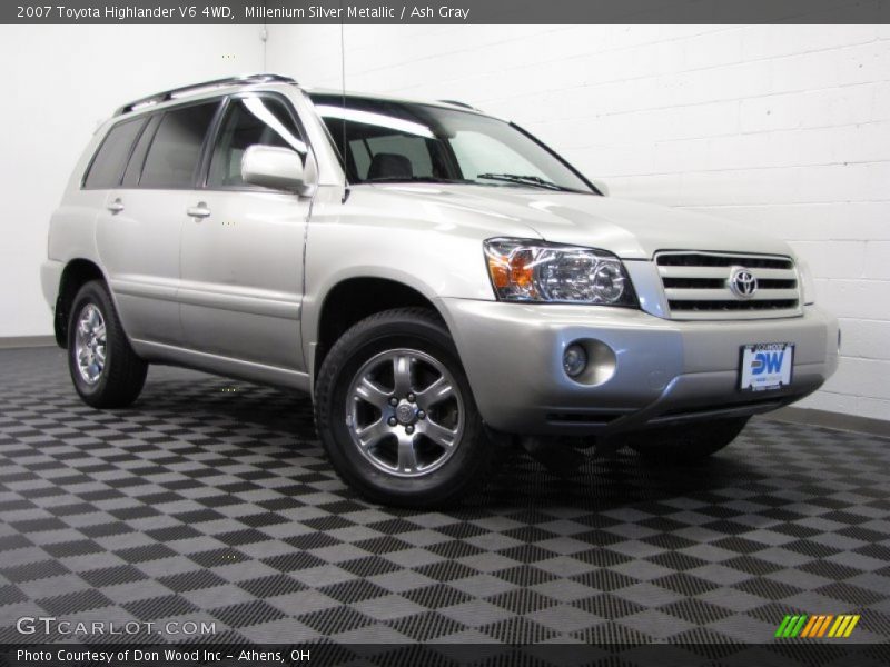 Millenium Silver Metallic / Ash Gray 2007 Toyota Highlander V6 4WD