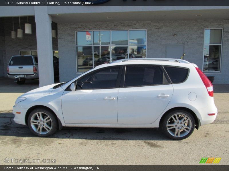 Polar White / Black 2012 Hyundai Elantra SE Touring