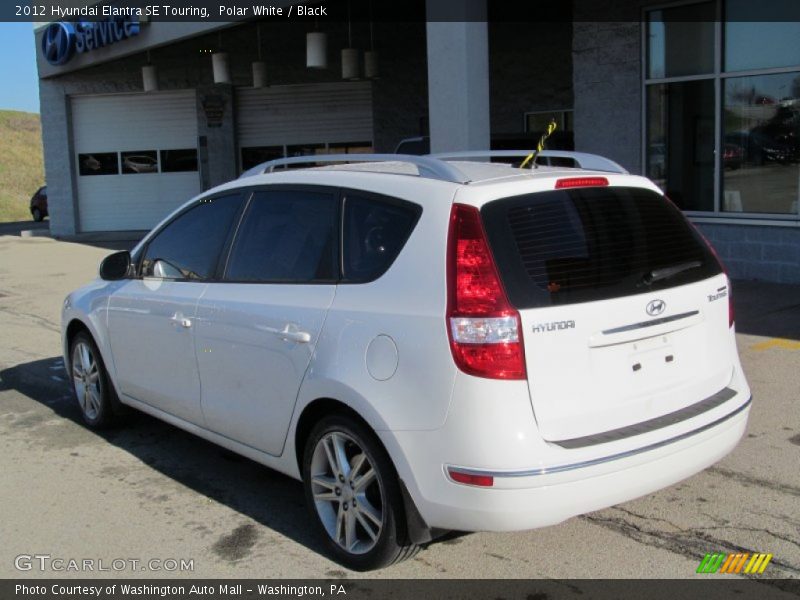 Polar White / Black 2012 Hyundai Elantra SE Touring