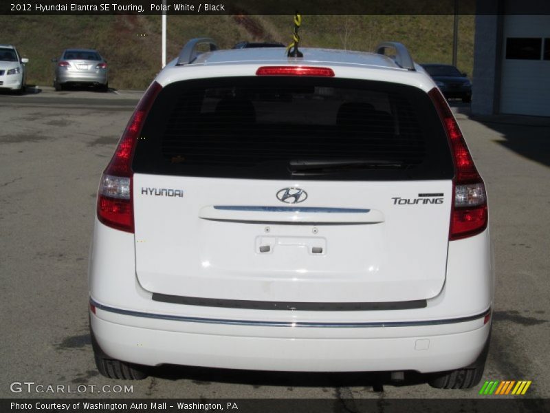 Polar White / Black 2012 Hyundai Elantra SE Touring