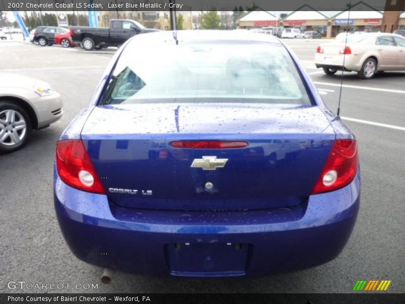 Laser Blue Metallic / Gray 2007 Chevrolet Cobalt LS Sedan