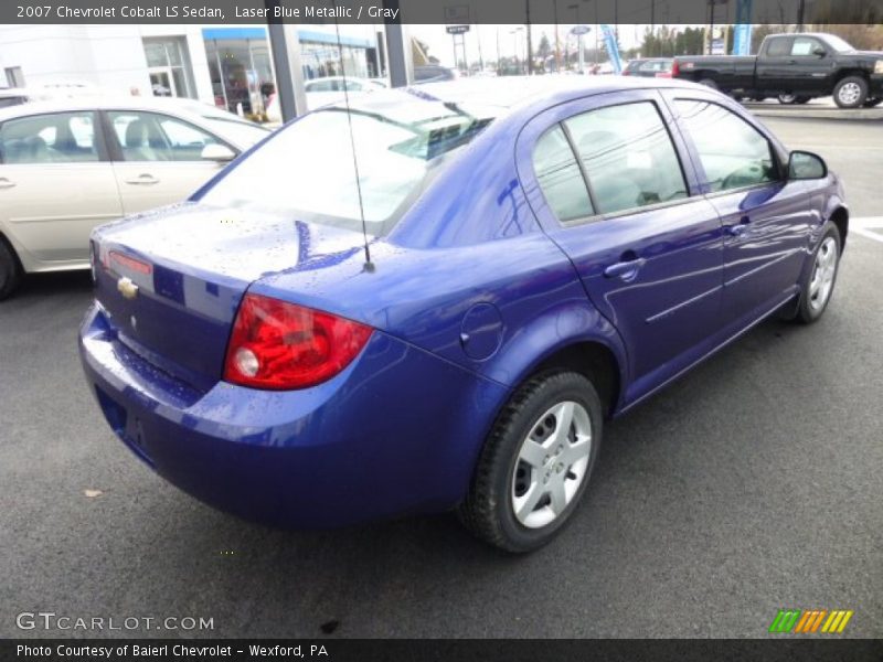 Laser Blue Metallic / Gray 2007 Chevrolet Cobalt LS Sedan