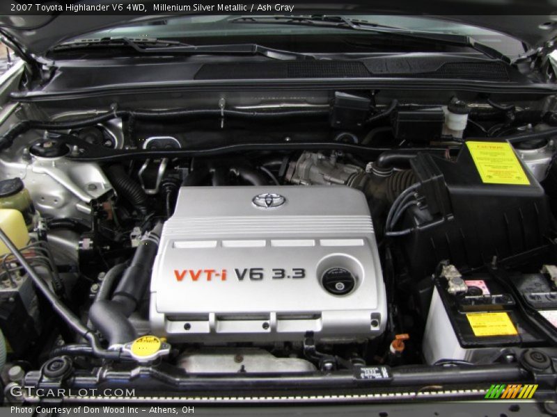 Millenium Silver Metallic / Ash Gray 2007 Toyota Highlander V6 4WD