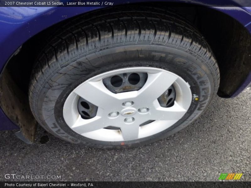 Laser Blue Metallic / Gray 2007 Chevrolet Cobalt LS Sedan