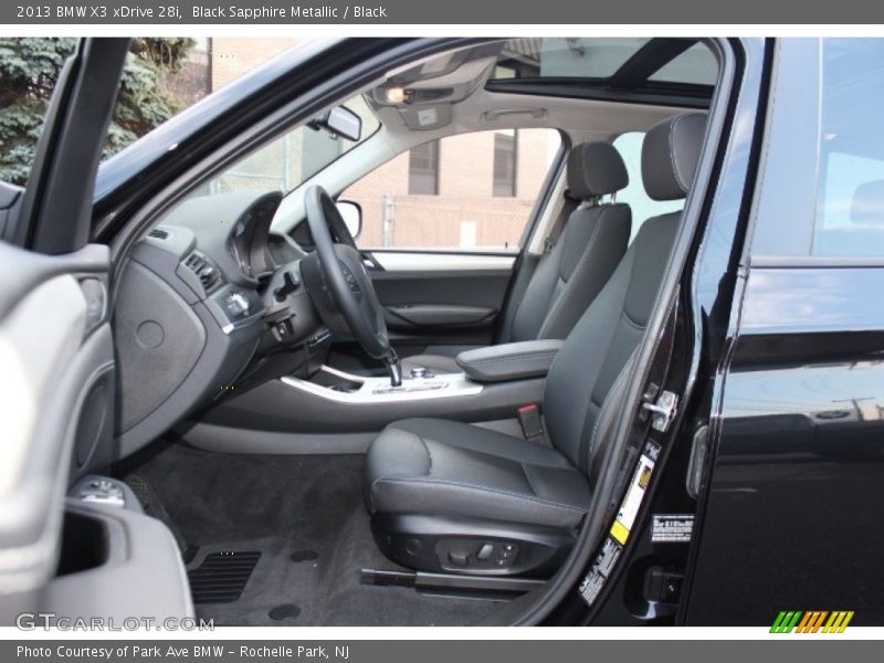 Black Sapphire Metallic / Black 2013 BMW X3 xDrive 28i