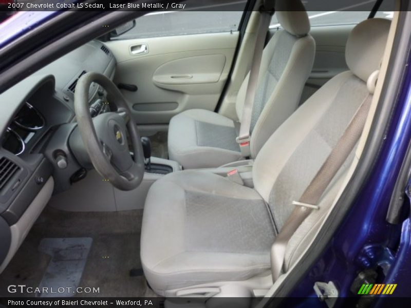 Laser Blue Metallic / Gray 2007 Chevrolet Cobalt LS Sedan
