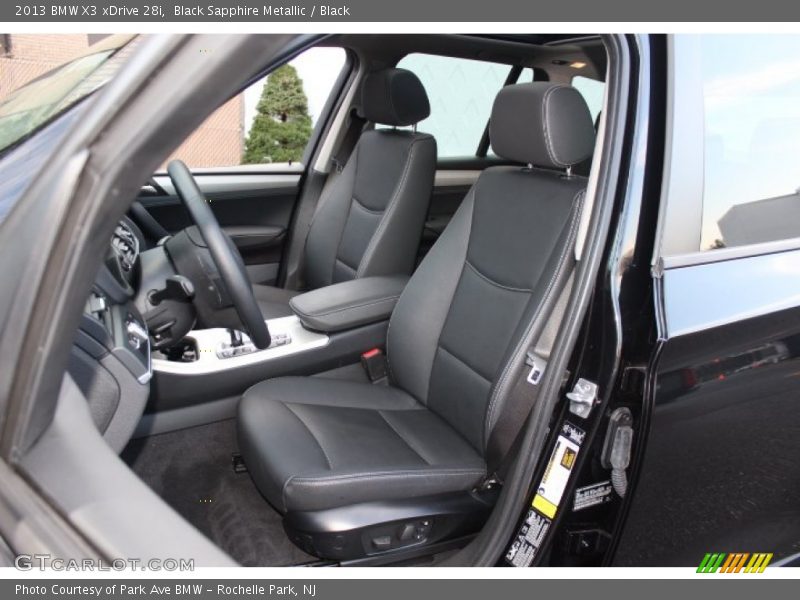 Black Sapphire Metallic / Black 2013 BMW X3 xDrive 28i
