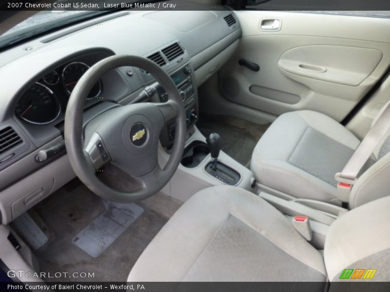 Laser Blue Metallic / Gray 2007 Chevrolet Cobalt LS Sedan