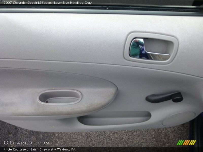 Laser Blue Metallic / Gray 2007 Chevrolet Cobalt LS Sedan