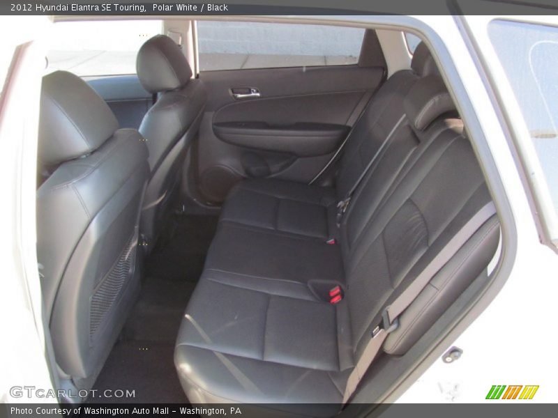 Polar White / Black 2012 Hyundai Elantra SE Touring