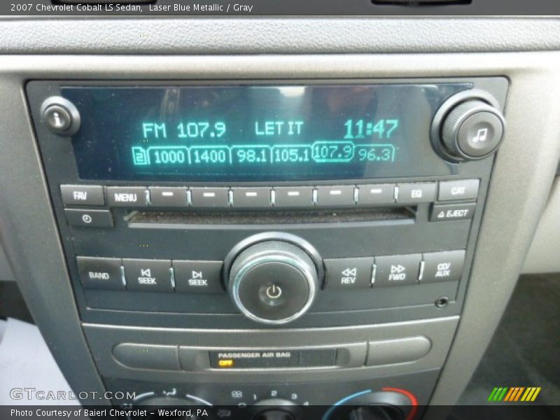 Laser Blue Metallic / Gray 2007 Chevrolet Cobalt LS Sedan