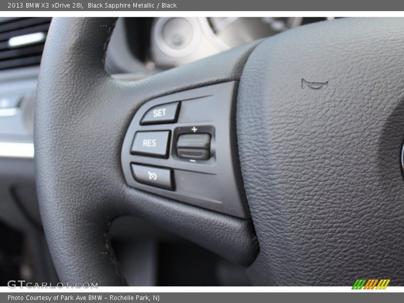 Black Sapphire Metallic / Black 2013 BMW X3 xDrive 28i