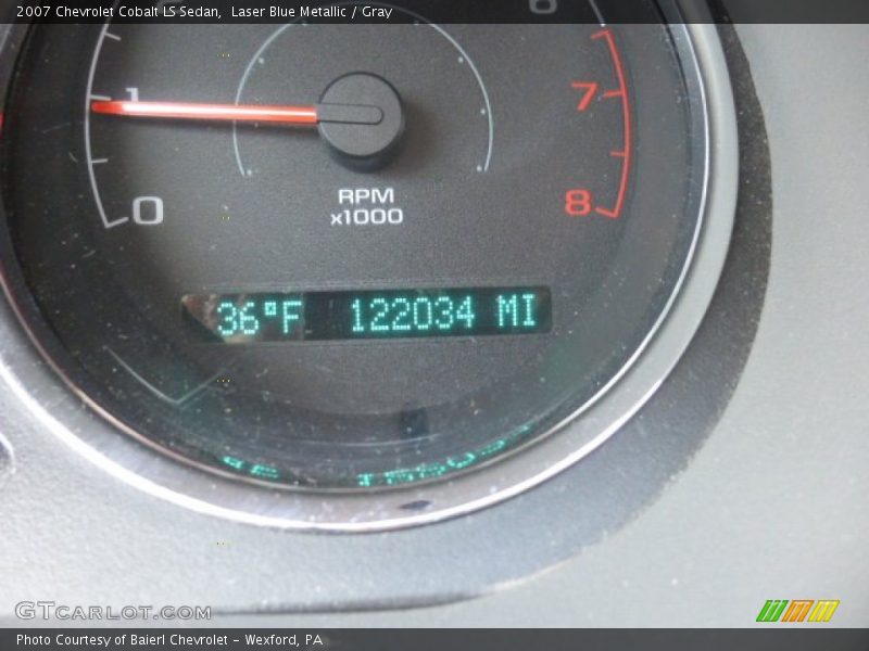 Laser Blue Metallic / Gray 2007 Chevrolet Cobalt LS Sedan