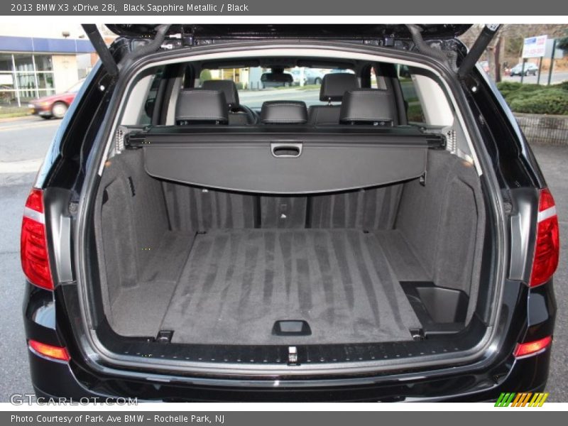 Black Sapphire Metallic / Black 2013 BMW X3 xDrive 28i