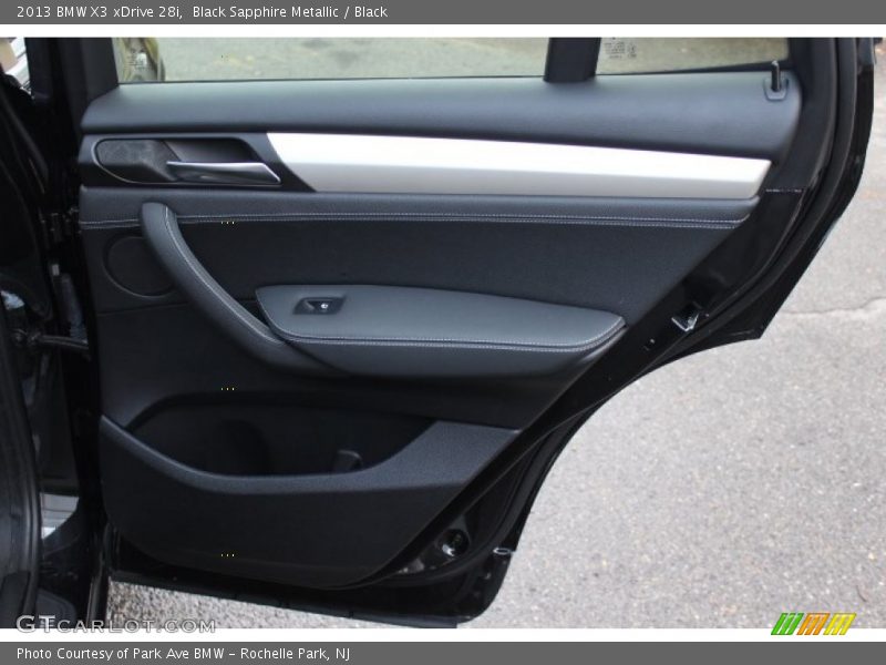 Black Sapphire Metallic / Black 2013 BMW X3 xDrive 28i