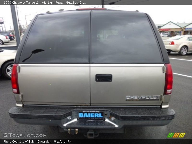 Light Pewter Metallic / Gray 1999 Chevrolet Tahoe LS 4x4