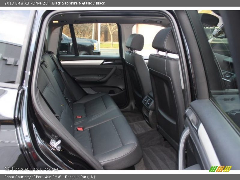 Black Sapphire Metallic / Black 2013 BMW X3 xDrive 28i