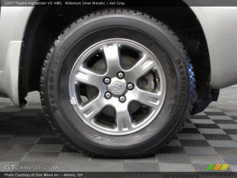 Millenium Silver Metallic / Ash Gray 2007 Toyota Highlander V6 4WD