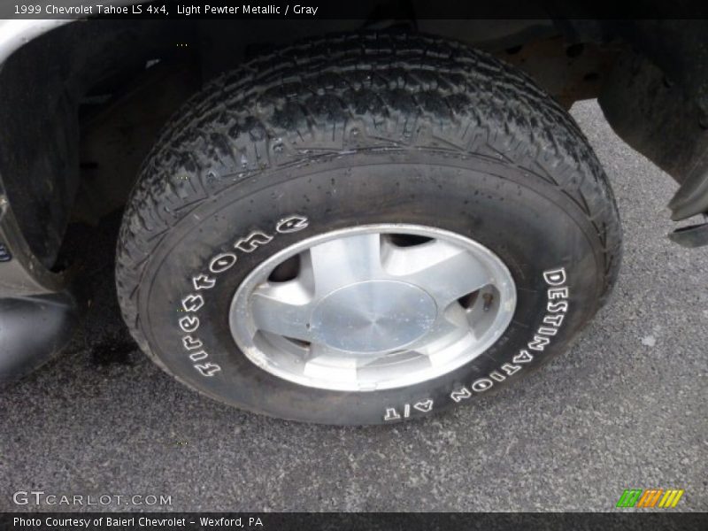 Light Pewter Metallic / Gray 1999 Chevrolet Tahoe LS 4x4