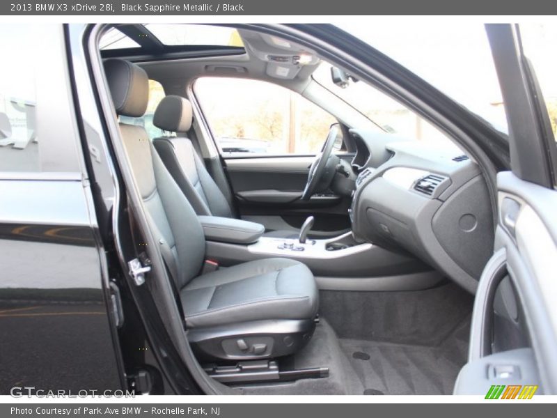 Black Sapphire Metallic / Black 2013 BMW X3 xDrive 28i