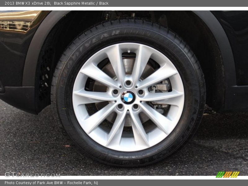 Black Sapphire Metallic / Black 2013 BMW X3 xDrive 28i
