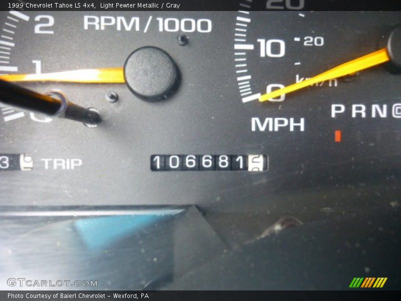 Light Pewter Metallic / Gray 1999 Chevrolet Tahoe LS 4x4
