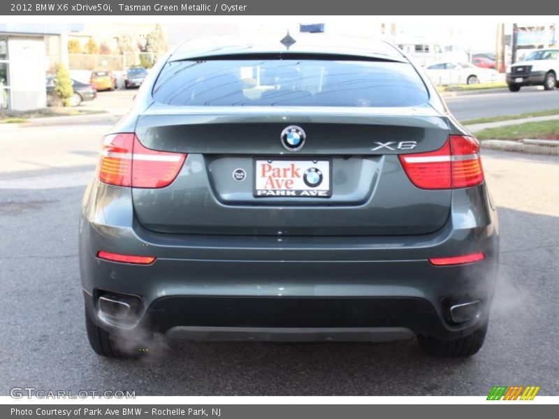 Tasman Green Metallic / Oyster 2012 BMW X6 xDrive50i