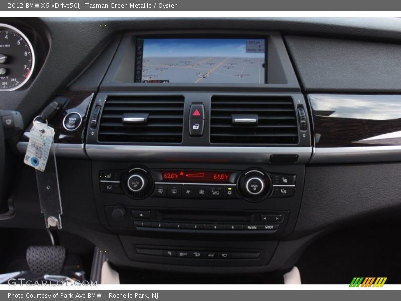 Tasman Green Metallic / Oyster 2012 BMW X6 xDrive50i
