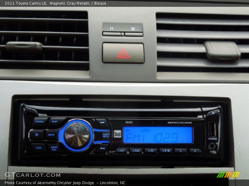 Magnetic Gray Metallic / Bisque 2011 Toyota Camry LE