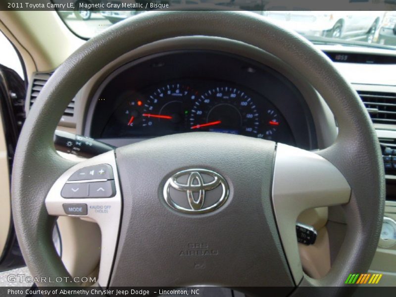 Magnetic Gray Metallic / Bisque 2011 Toyota Camry LE