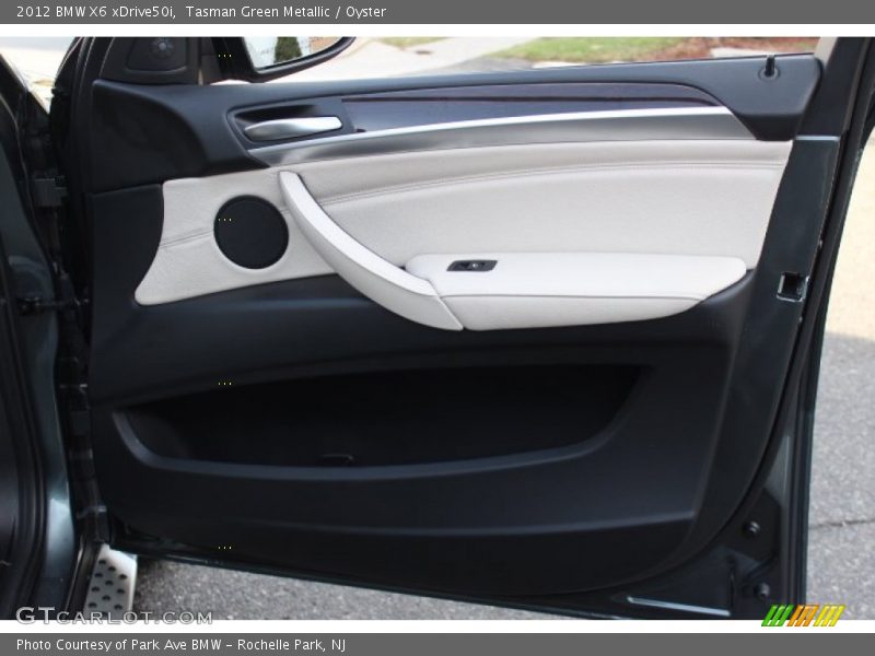 Tasman Green Metallic / Oyster 2012 BMW X6 xDrive50i
