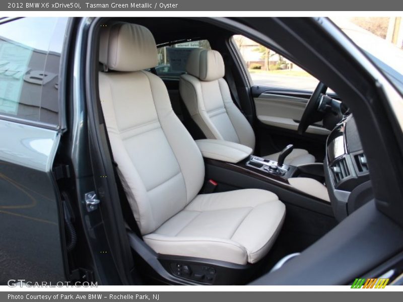 Tasman Green Metallic / Oyster 2012 BMW X6 xDrive50i