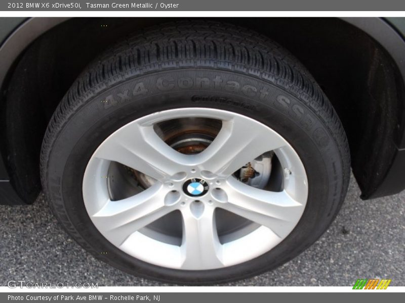 Tasman Green Metallic / Oyster 2012 BMW X6 xDrive50i