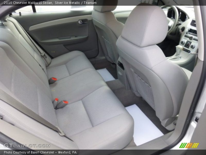 Silver Ice Metallic / Titanium 2010 Chevrolet Malibu LS Sedan