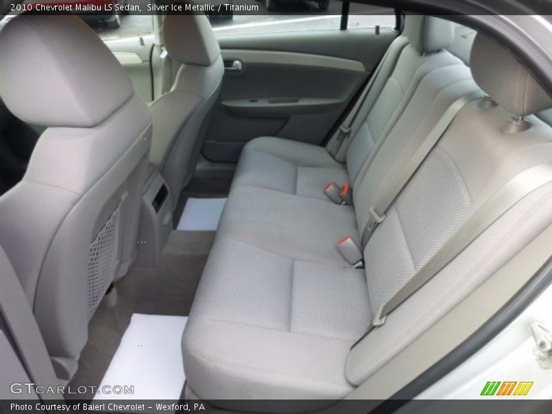 Silver Ice Metallic / Titanium 2010 Chevrolet Malibu LS Sedan