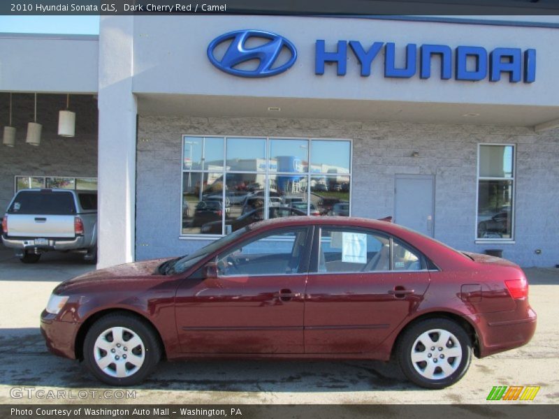 Dark Cherry Red / Camel 2010 Hyundai Sonata GLS