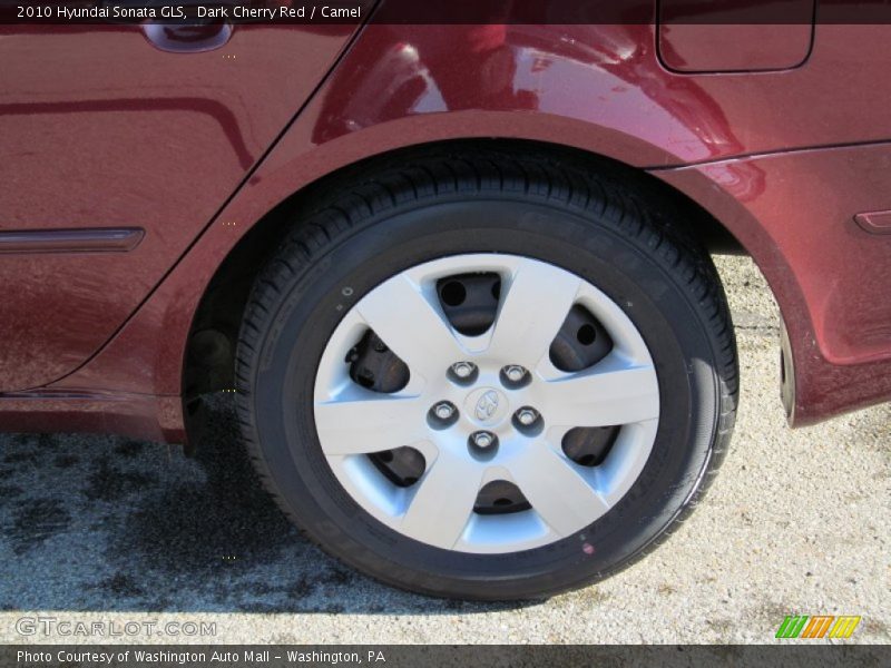 Dark Cherry Red / Camel 2010 Hyundai Sonata GLS