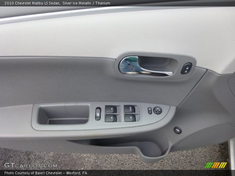 Silver Ice Metallic / Titanium 2010 Chevrolet Malibu LS Sedan