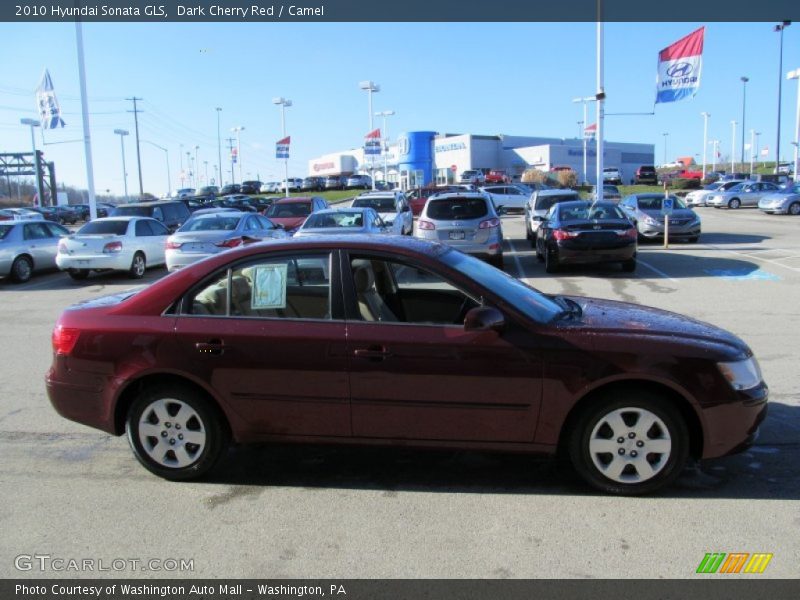 Dark Cherry Red / Camel 2010 Hyundai Sonata GLS