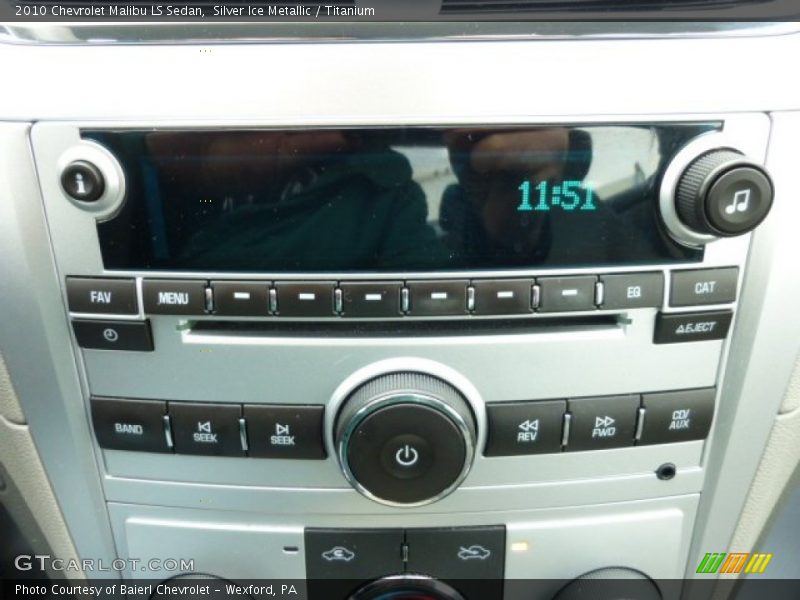 Silver Ice Metallic / Titanium 2010 Chevrolet Malibu LS Sedan