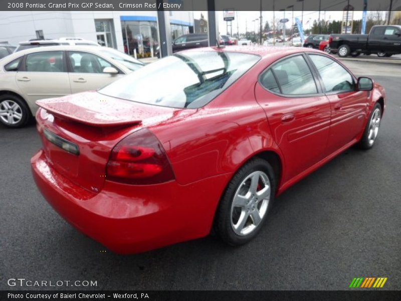 Crimson Red / Ebony 2008 Pontiac Grand Prix GXP Sedan