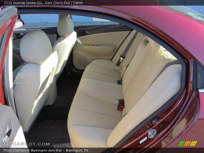 Dark Cherry Red / Camel 2010 Hyundai Sonata GLS
