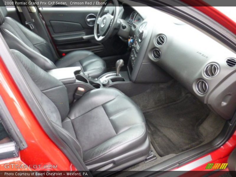 Crimson Red / Ebony 2008 Pontiac Grand Prix GXP Sedan