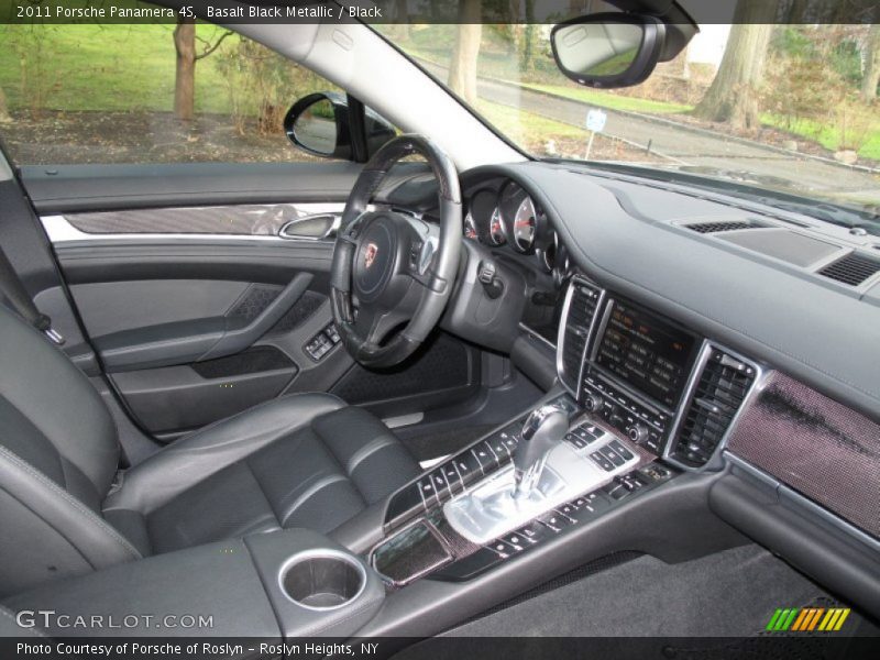 Basalt Black Metallic / Black 2011 Porsche Panamera 4S