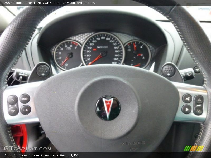 Crimson Red / Ebony 2008 Pontiac Grand Prix GXP Sedan