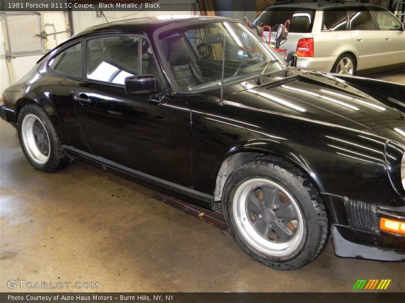 Black Metallic / Black 1981 Porsche 911 SC Coupe