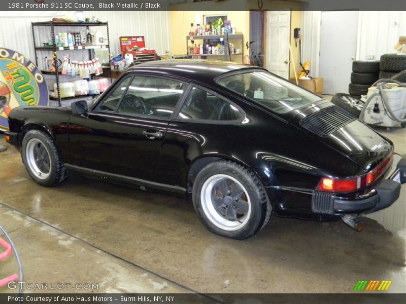 Black Metallic / Black 1981 Porsche 911 SC Coupe